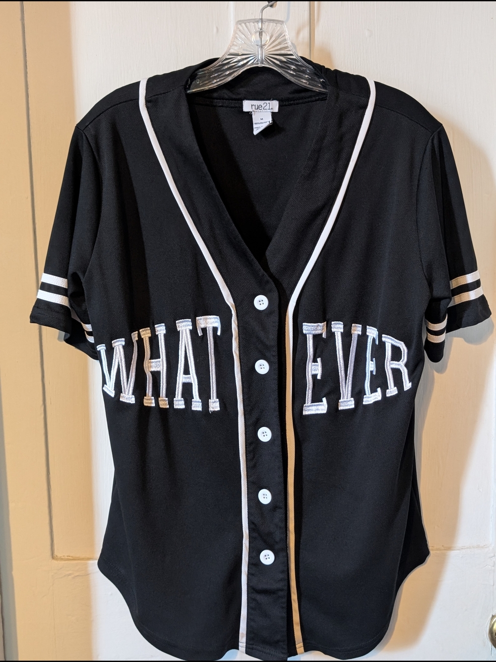 Rue21 "WHATEVER" jersey top